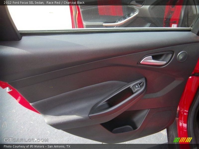 Race Red / Charcoal Black 2012 Ford Focus SEL Sedan