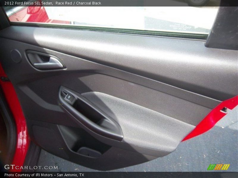Race Red / Charcoal Black 2012 Ford Focus SEL Sedan