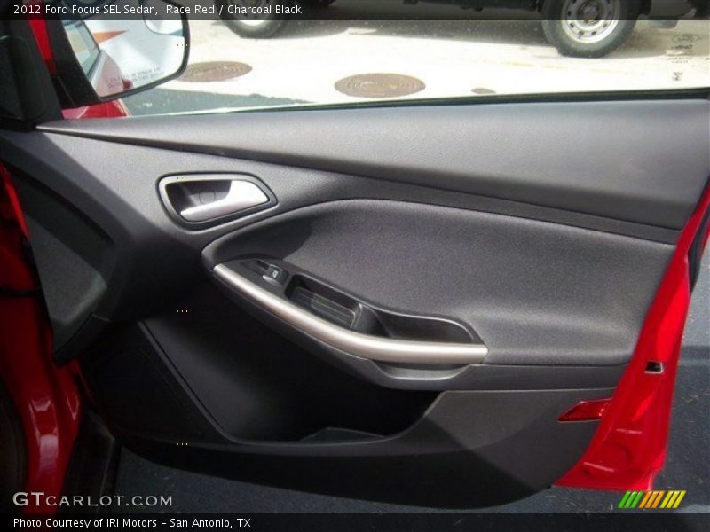 Race Red / Charcoal Black 2012 Ford Focus SEL Sedan