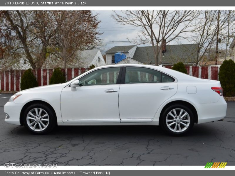 Starfire White Pearl / Black 2010 Lexus ES 350