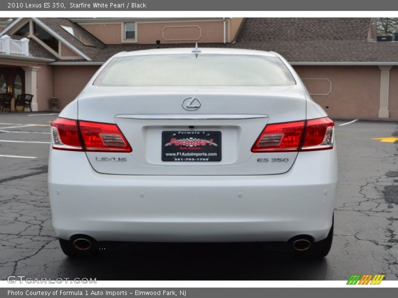 Starfire White Pearl / Black 2010 Lexus ES 350