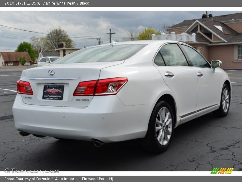 Starfire White Pearl / Black 2010 Lexus ES 350