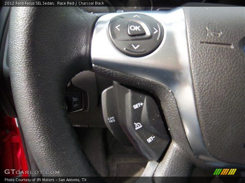 Race Red / Charcoal Black 2012 Ford Focus SEL Sedan