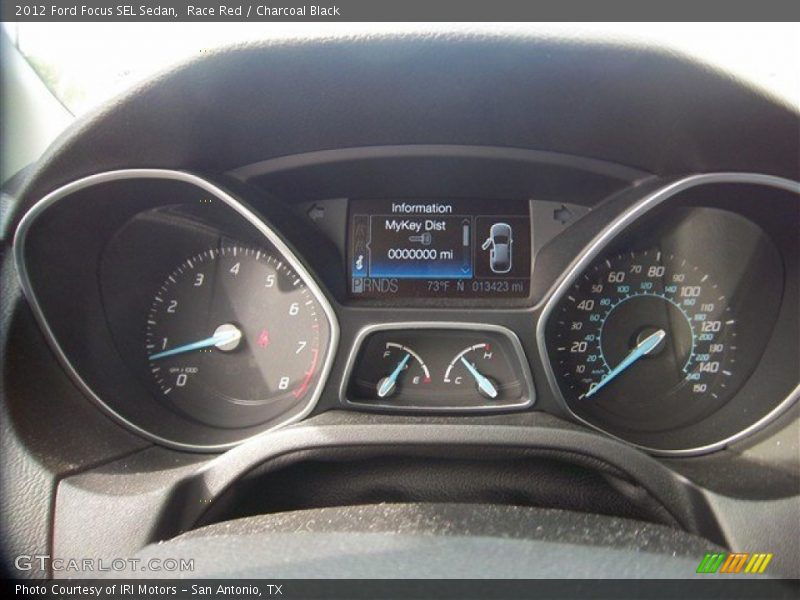 Race Red / Charcoal Black 2012 Ford Focus SEL Sedan