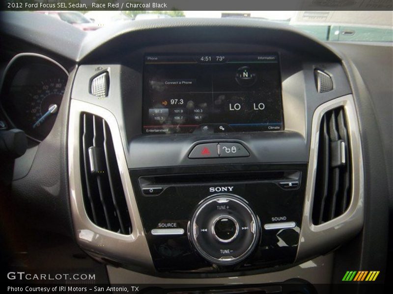 Race Red / Charcoal Black 2012 Ford Focus SEL Sedan