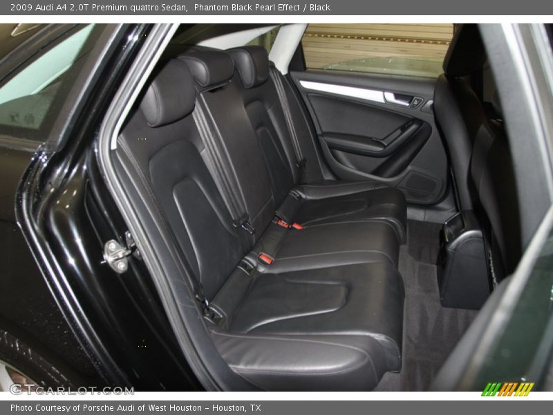 Phantom Black Pearl Effect / Black 2009 Audi A4 2.0T Premium quattro Sedan