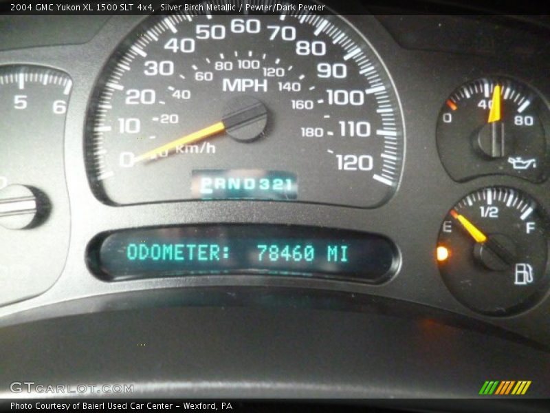 Silver Birch Metallic / Pewter/Dark Pewter 2004 GMC Yukon XL 1500 SLT 4x4