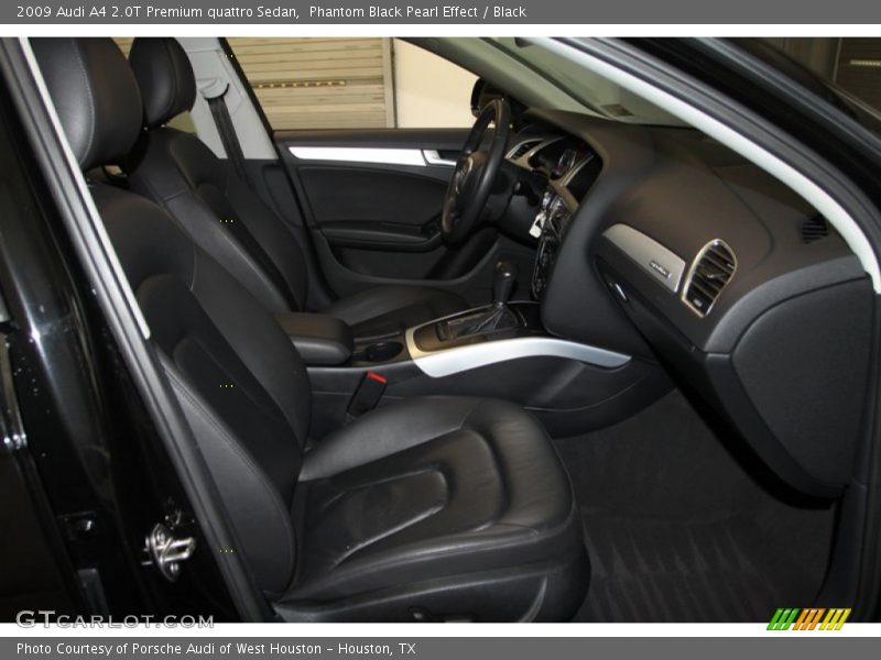 Phantom Black Pearl Effect / Black 2009 Audi A4 2.0T Premium quattro Sedan