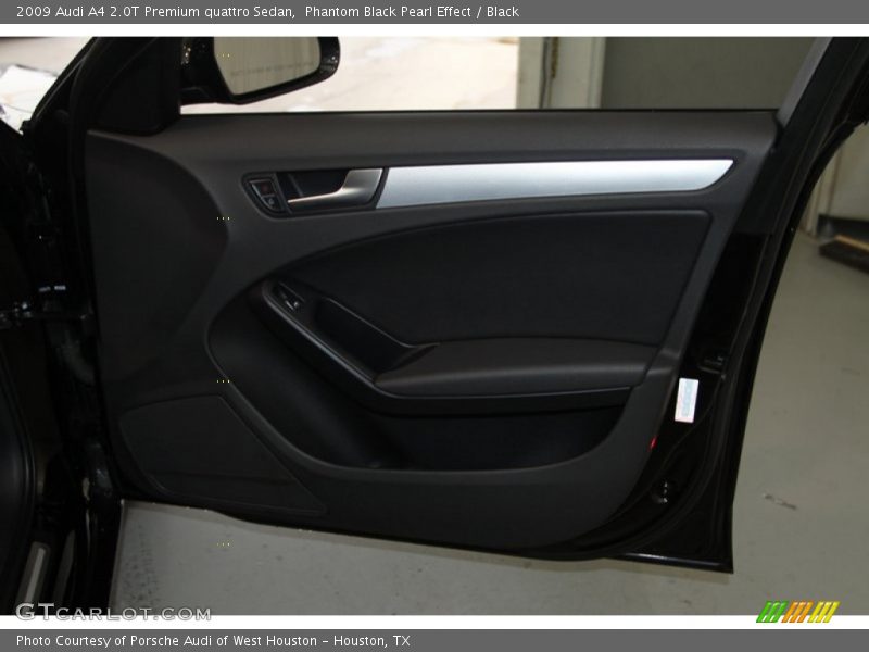Phantom Black Pearl Effect / Black 2009 Audi A4 2.0T Premium quattro Sedan