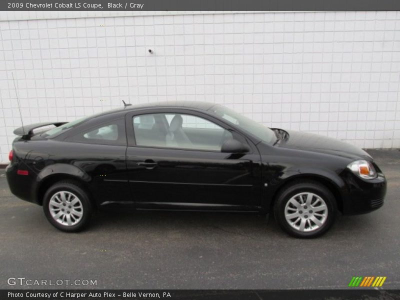 Black / Gray 2009 Chevrolet Cobalt LS Coupe