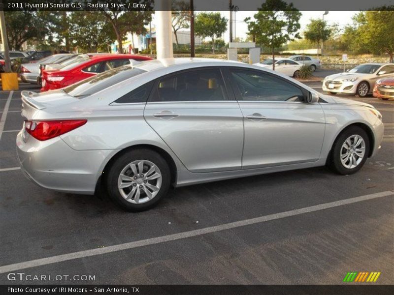 Radiant Silver / Gray 2011 Hyundai Sonata GLS