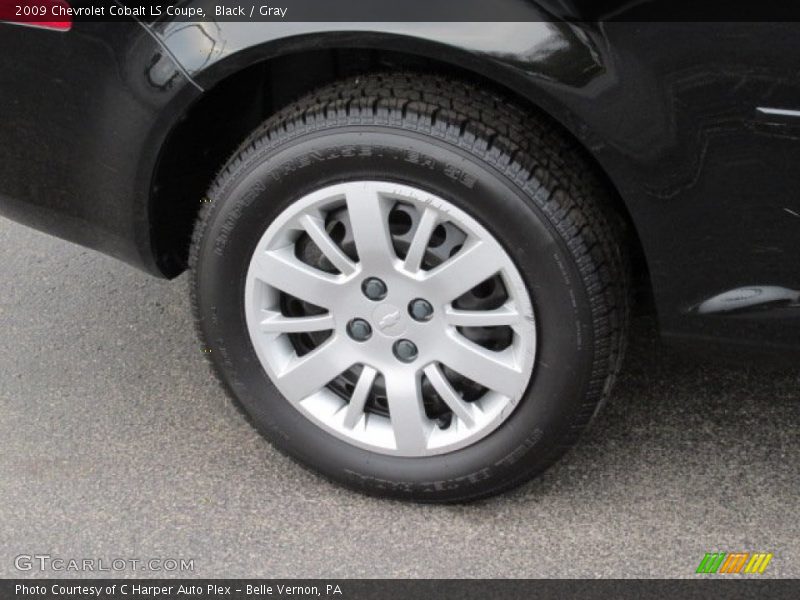 Black / Gray 2009 Chevrolet Cobalt LS Coupe
