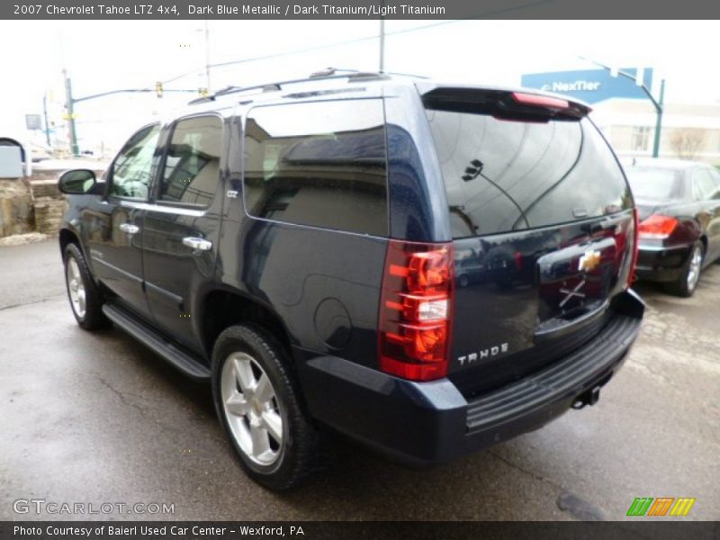 Dark Blue Metallic / Dark Titanium/Light Titanium 2007 Chevrolet Tahoe LTZ 4x4