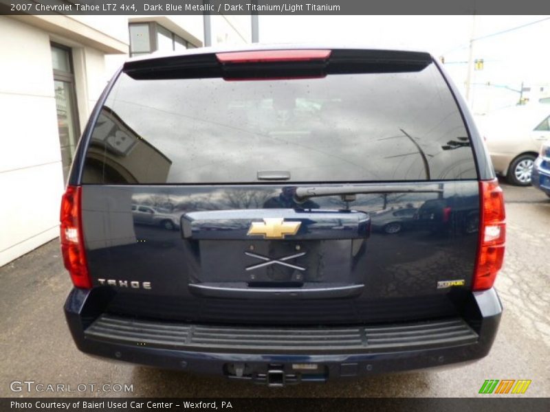 Dark Blue Metallic / Dark Titanium/Light Titanium 2007 Chevrolet Tahoe LTZ 4x4