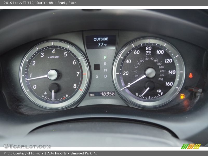 Starfire White Pearl / Black 2010 Lexus ES 350