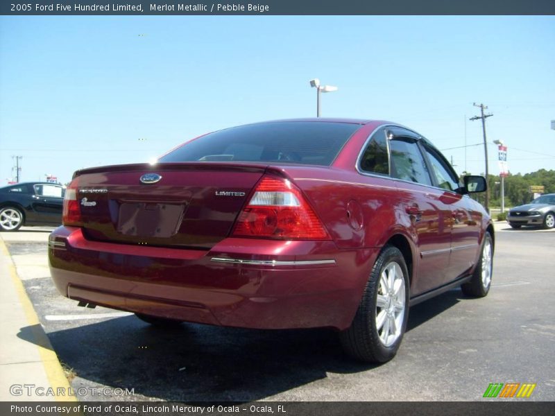 Merlot Metallic / Pebble Beige 2005 Ford Five Hundred Limited