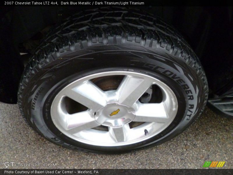Dark Blue Metallic / Dark Titanium/Light Titanium 2007 Chevrolet Tahoe LTZ 4x4