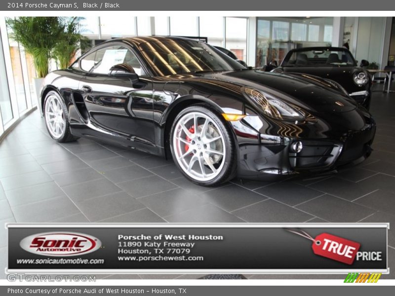 Black / Black 2014 Porsche Cayman S
