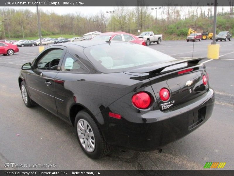 Black / Gray 2009 Chevrolet Cobalt LS Coupe