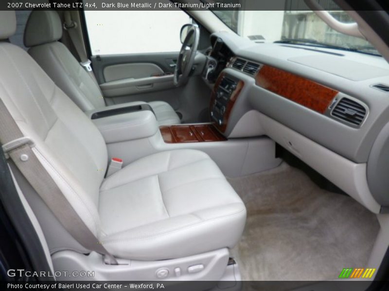 Dark Blue Metallic / Dark Titanium/Light Titanium 2007 Chevrolet Tahoe LTZ 4x4