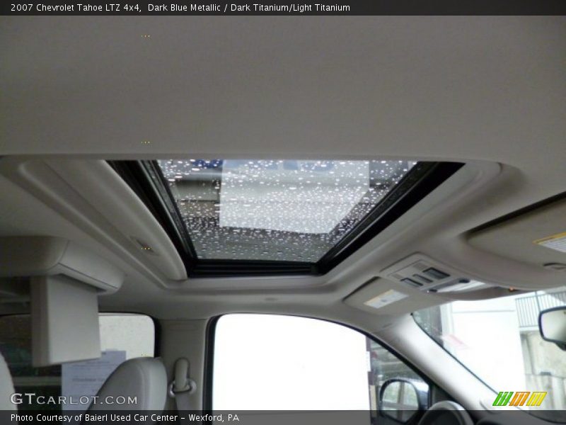 Dark Blue Metallic / Dark Titanium/Light Titanium 2007 Chevrolet Tahoe LTZ 4x4