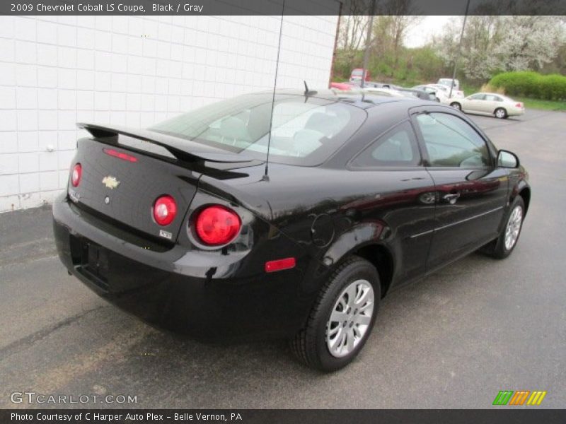 Black / Gray 2009 Chevrolet Cobalt LS Coupe