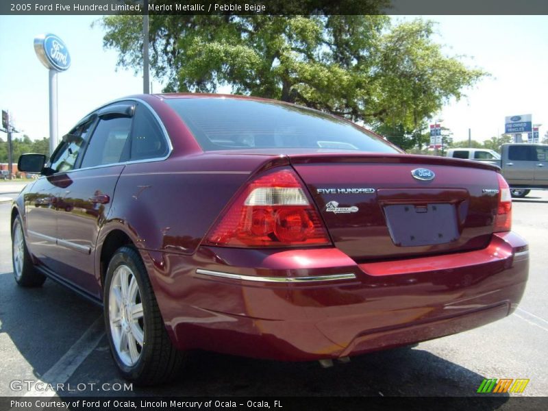 Merlot Metallic / Pebble Beige 2005 Ford Five Hundred Limited