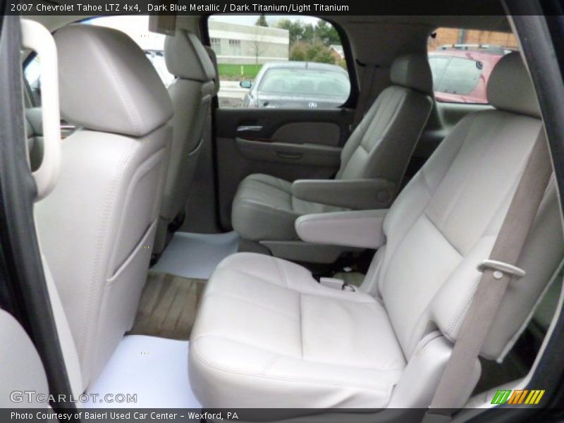 Dark Blue Metallic / Dark Titanium/Light Titanium 2007 Chevrolet Tahoe LTZ 4x4