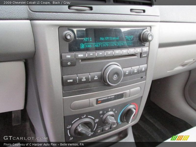 Black / Gray 2009 Chevrolet Cobalt LS Coupe