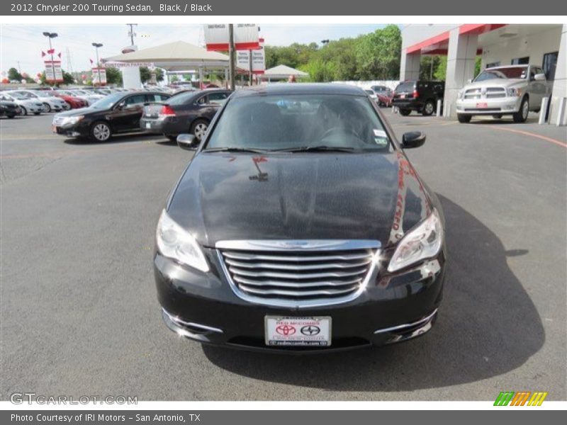Black / Black 2012 Chrysler 200 Touring Sedan