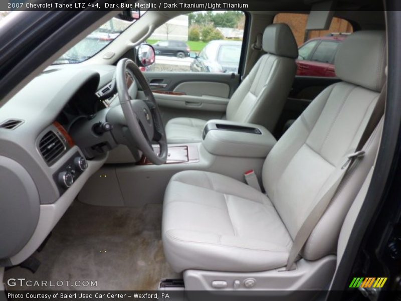 Dark Blue Metallic / Dark Titanium/Light Titanium 2007 Chevrolet Tahoe LTZ 4x4