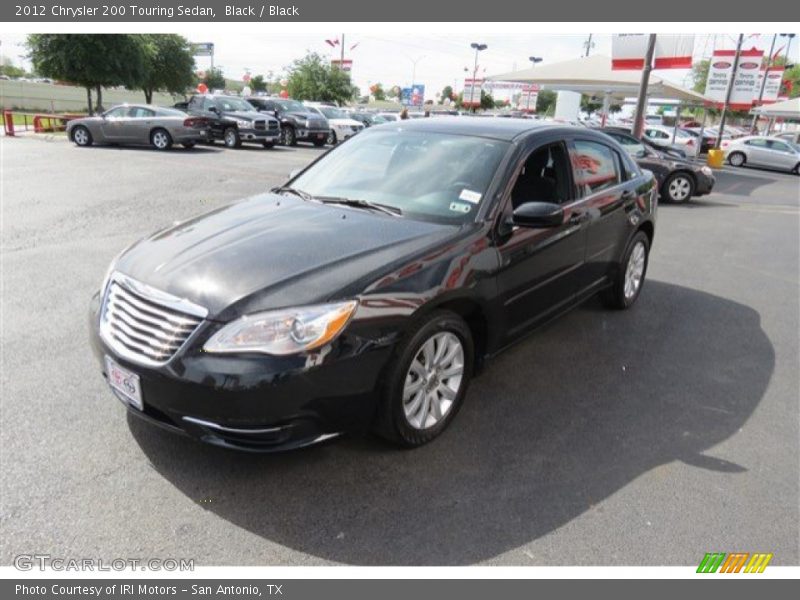 Black / Black 2012 Chrysler 200 Touring Sedan
