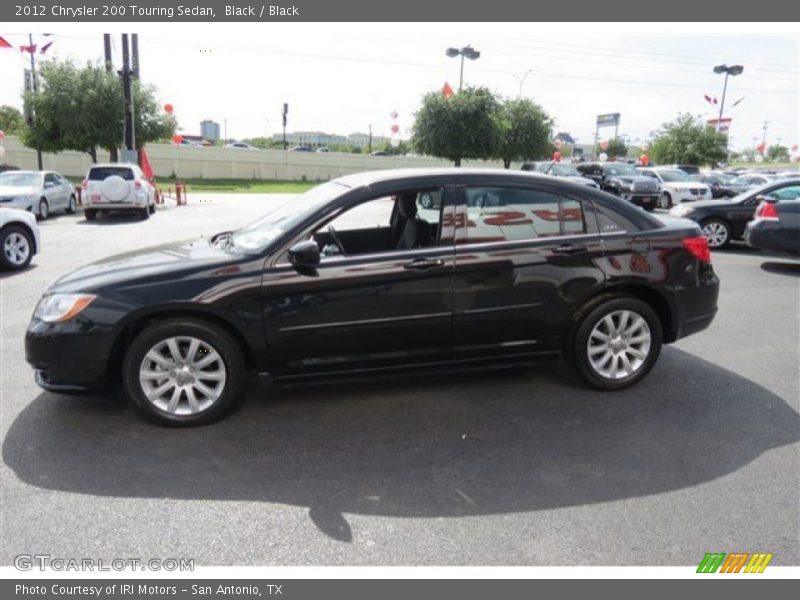 Black / Black 2012 Chrysler 200 Touring Sedan