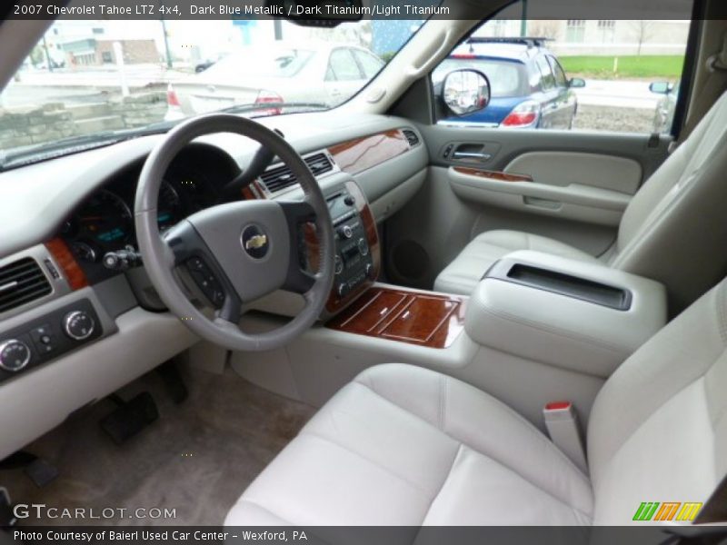 Dark Blue Metallic / Dark Titanium/Light Titanium 2007 Chevrolet Tahoe LTZ 4x4