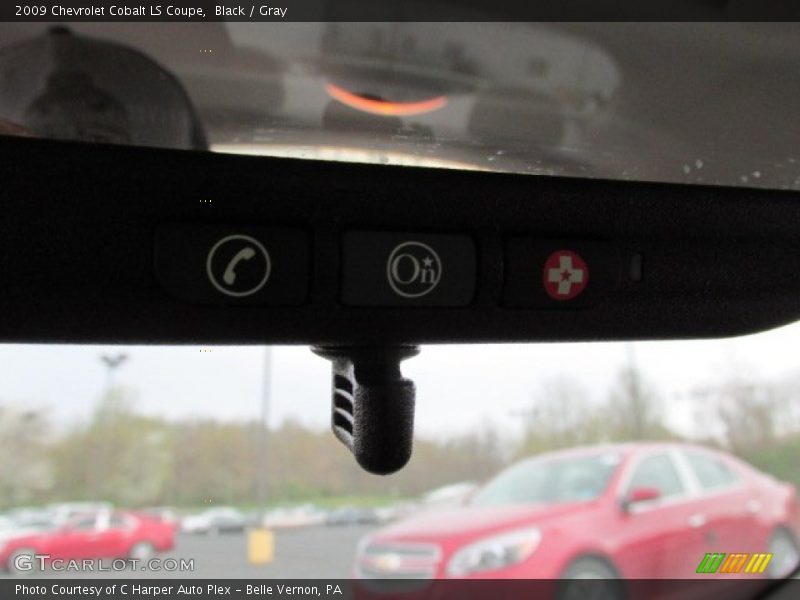 Black / Gray 2009 Chevrolet Cobalt LS Coupe