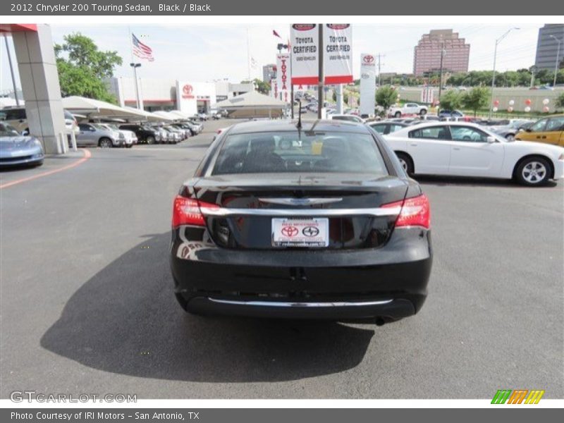 Black / Black 2012 Chrysler 200 Touring Sedan