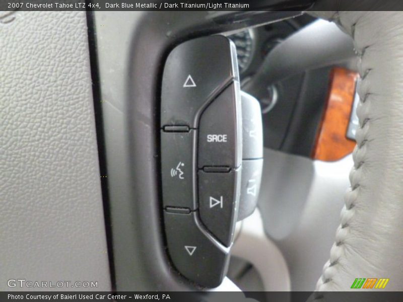 Dark Blue Metallic / Dark Titanium/Light Titanium 2007 Chevrolet Tahoe LTZ 4x4