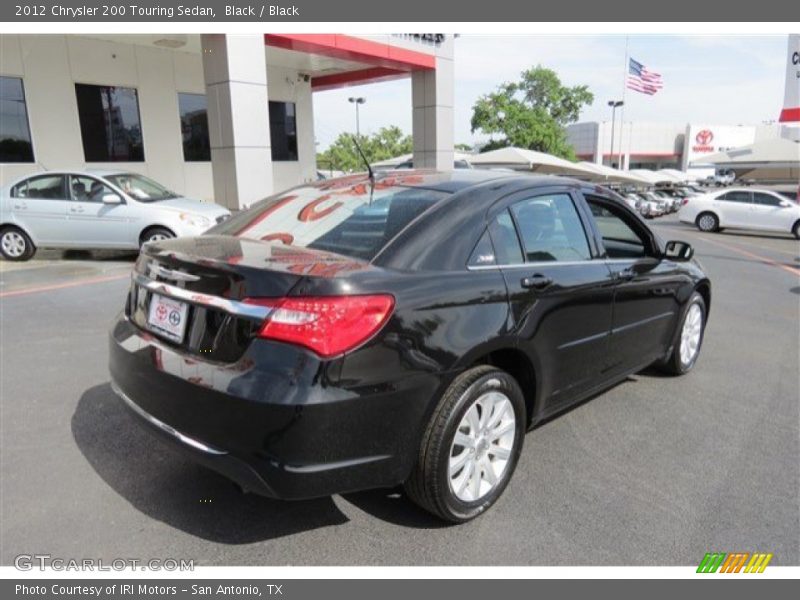 Black / Black 2012 Chrysler 200 Touring Sedan