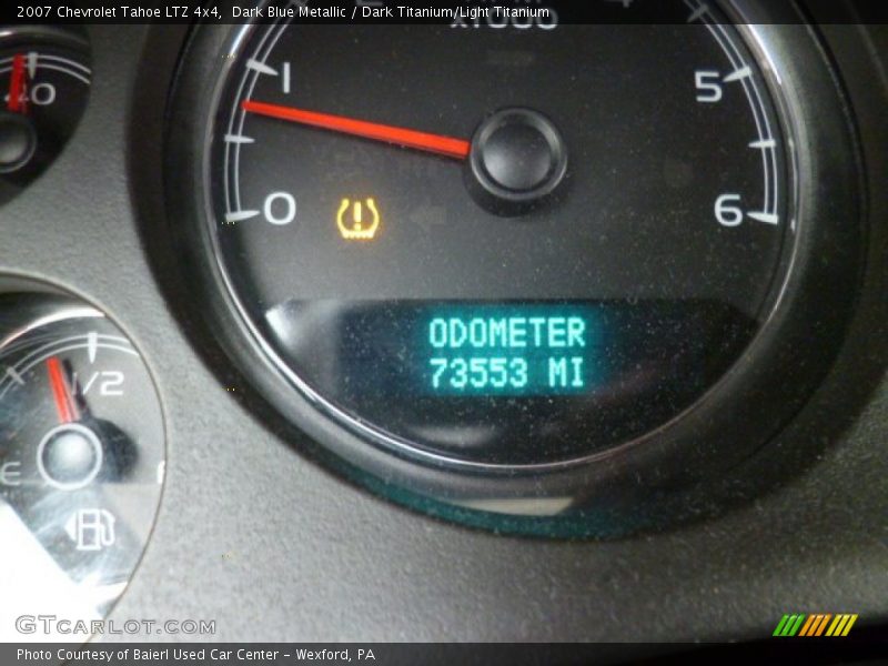 Dark Blue Metallic / Dark Titanium/Light Titanium 2007 Chevrolet Tahoe LTZ 4x4
