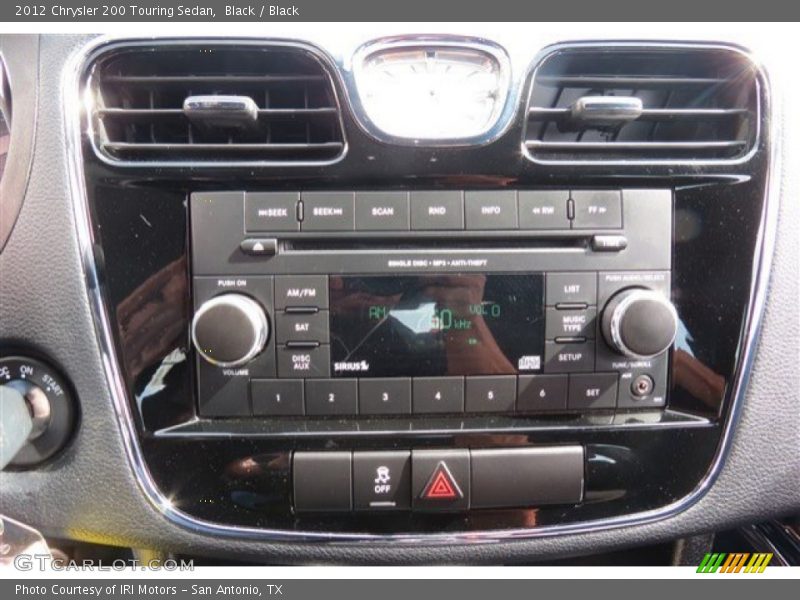 Black / Black 2012 Chrysler 200 Touring Sedan