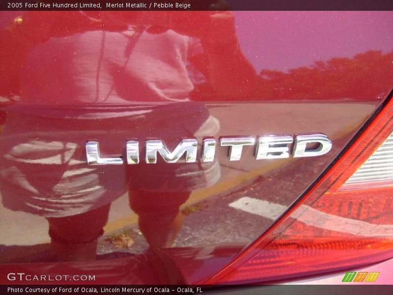 Merlot Metallic / Pebble Beige 2005 Ford Five Hundred Limited