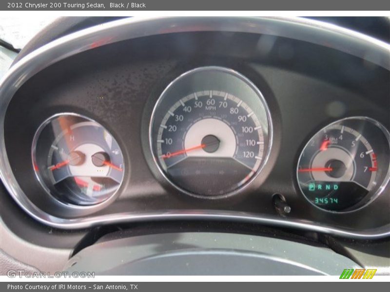 Black / Black 2012 Chrysler 200 Touring Sedan