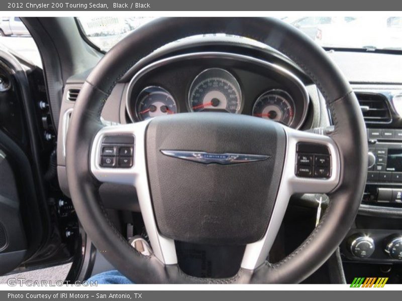 Black / Black 2012 Chrysler 200 Touring Sedan