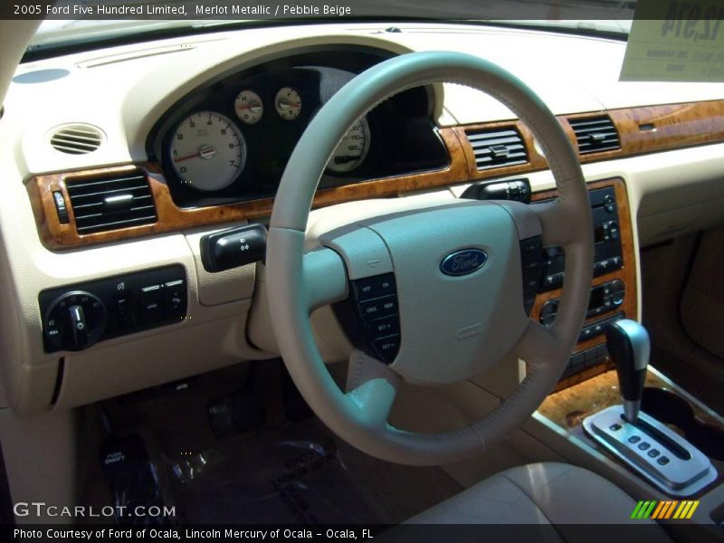 Merlot Metallic / Pebble Beige 2005 Ford Five Hundred Limited
