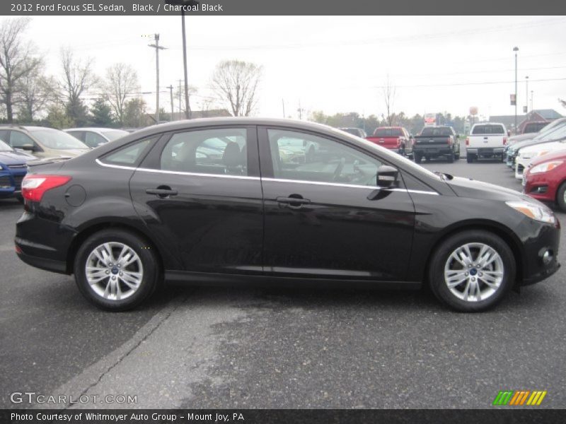 Black / Charcoal Black 2012 Ford Focus SEL Sedan