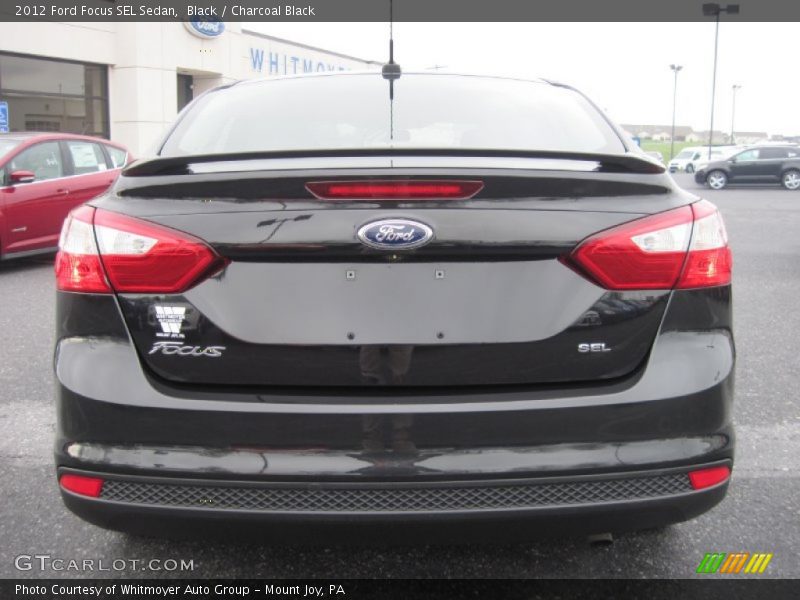 Black / Charcoal Black 2012 Ford Focus SEL Sedan