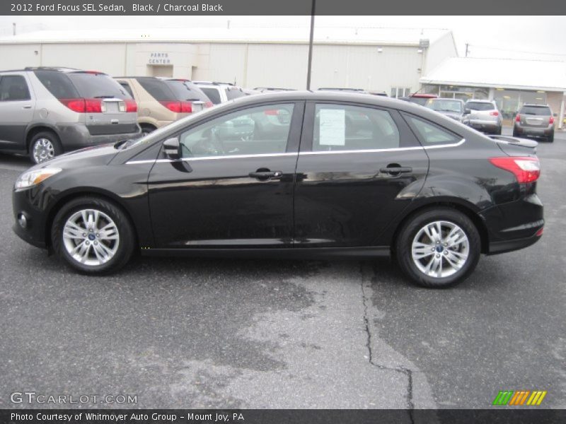 Black / Charcoal Black 2012 Ford Focus SEL Sedan
