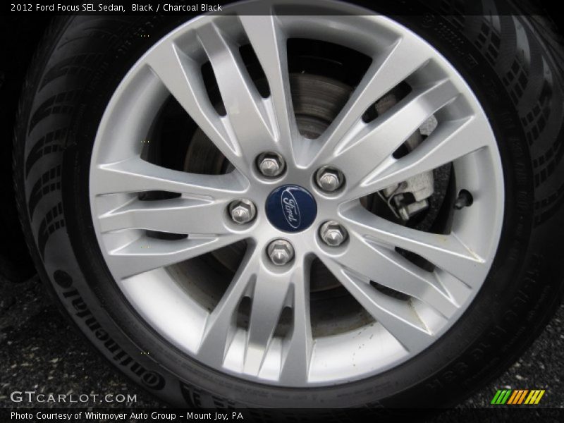 Black / Charcoal Black 2012 Ford Focus SEL Sedan