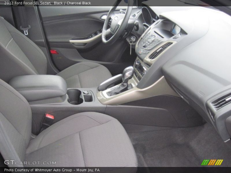 Black / Charcoal Black 2012 Ford Focus SEL Sedan
