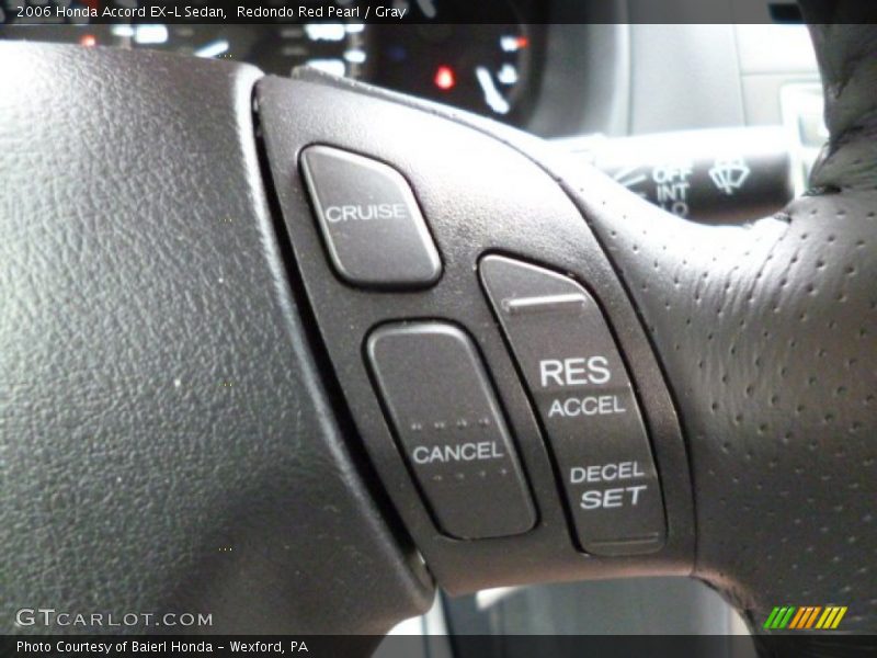 Controls of 2006 Accord EX-L Sedan